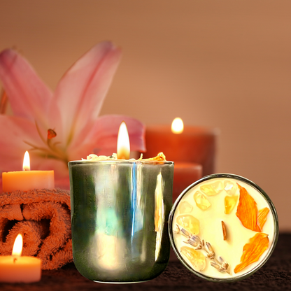 Alchemy7 | Happiness 2.5oz Sample Candle - Intention Candle: A Radiant Journey to Bliss
