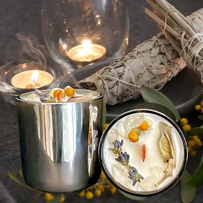 Alchemy7 | Hestia - Sample Candle - Pure White Sage for House Energy Cleanse