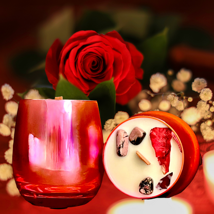 Alchemy7 | Exotic Rose 12 oz - Experience Exotic Elegance: Enchanting Benefits of our Exotic Rose Candle