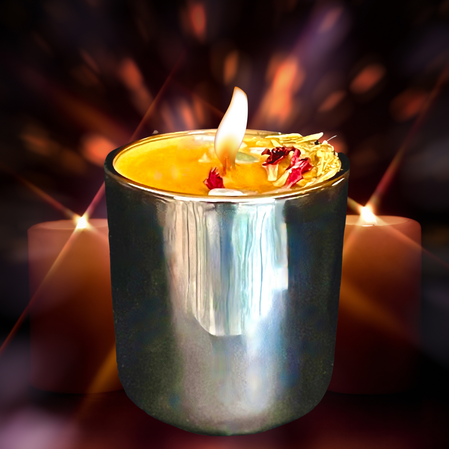 Alchemy7 | Energy Force - Sample Manifestation Candle For Courage, Willpower, and Determination