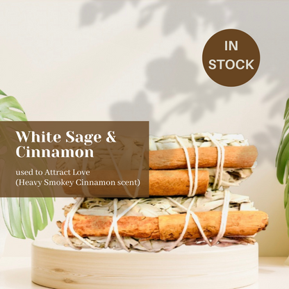 White Sage and Cinnamon Sage Sticks