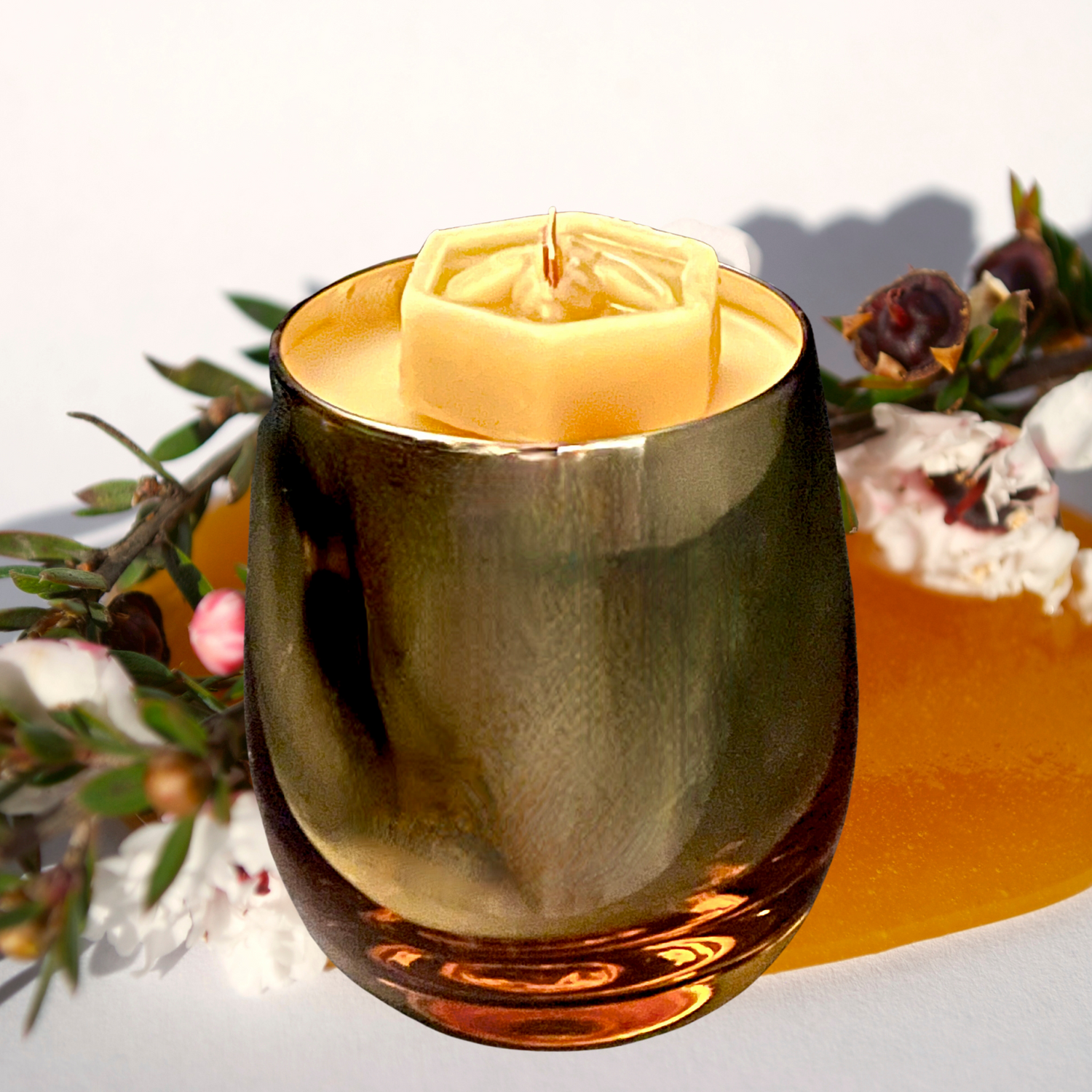 Alchemy 7 | Apian - 12 oz Beeswax Candle - Autumn/Winter Candle