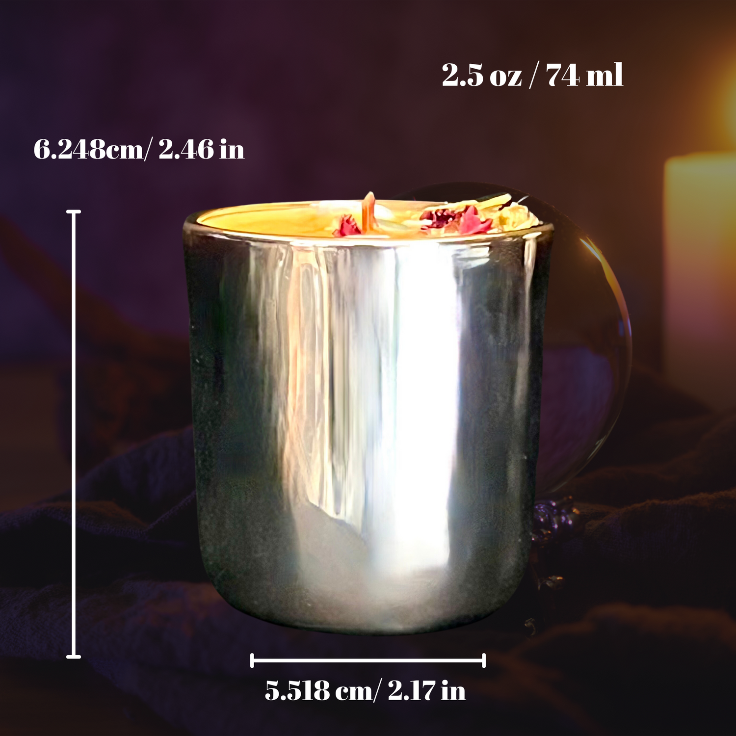 ALCHEMY7 | Energy Force Candle - 2.5 oz: Ignite Your Inner Strength and Courage