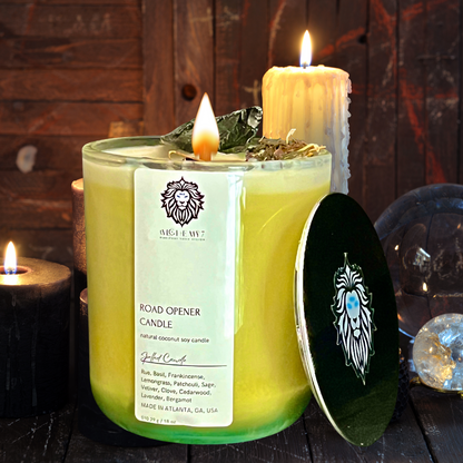 Alchemy7 | Road Opener Spell Candle - Clear the Path to Prosperity - Abre Camino - Magick Candle