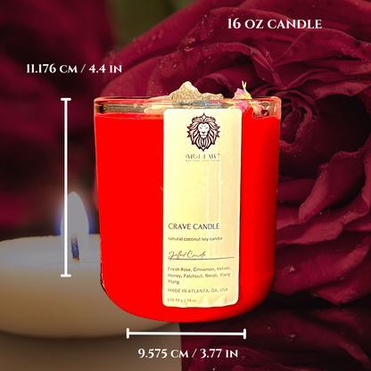 Alchemy7 | Crave - Love Spell Candle - Vela de Ven A Mi - Spelled Ritual Candle - Candle Magick