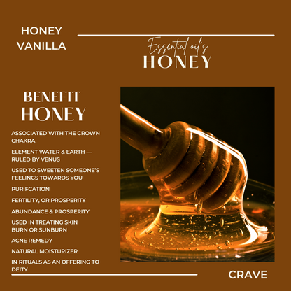 Alchemy7 | Honey Vanilla - Wax Melts for Aromatherapy and Home Fragrance - Beeswax Melts